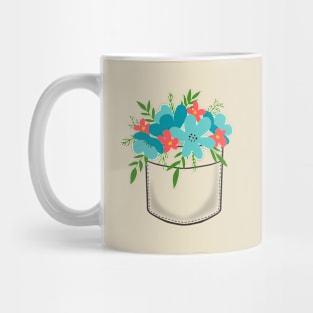 Pocket Bouquet to go for Flower Lovers Mug